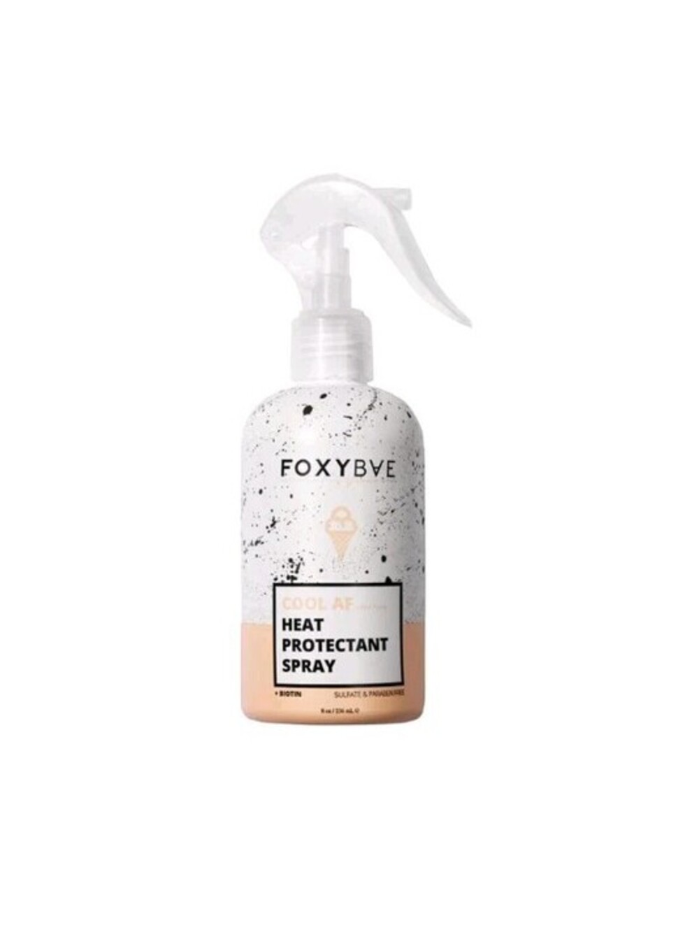 FoxyBae Cool AF Heat Protectant Hair Spray 8 oz Sulfate & Paraben Free expired